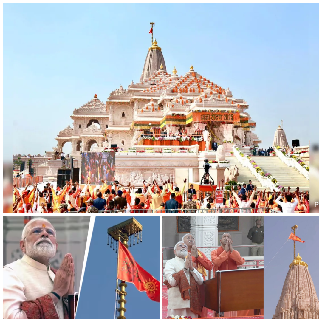 A Historic Dawn In Ayodhya: The Bhagwa Flag Ascends, And India Awakens To A Ram-May Spirit